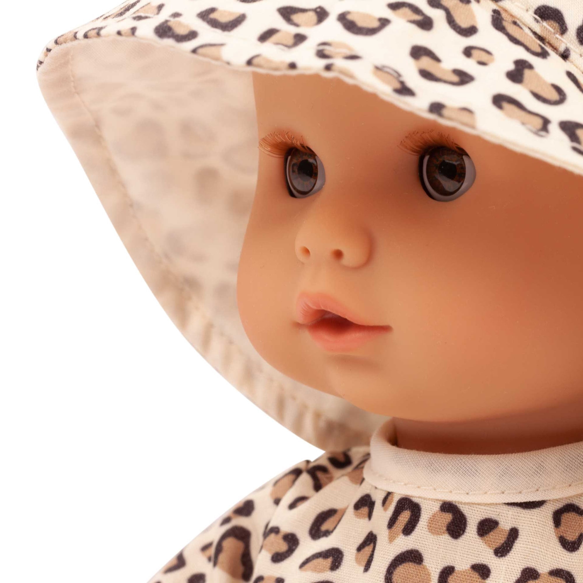 Aquini Girl 13" Spotted Cat Potty Baby Doll