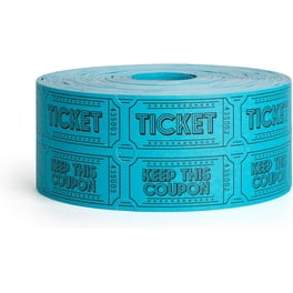 Walmart's Yellow Double-Sided Raffle Ticket Roll: 2000