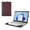 Wine red, variant on Laptop Cover Case for HP Pavilion Plus 14-EY0000 14-EW0000 Series 2023~2025 14" [not Compatible with Any Other Model] 2-in-1 PU Leather Notebook Sleeve(Black)