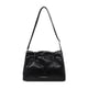 thumbnail image 1 of Bolso de mano para mujer con lazo, tamaño mediano, con cremallera, elegante Negro, 1 of 9