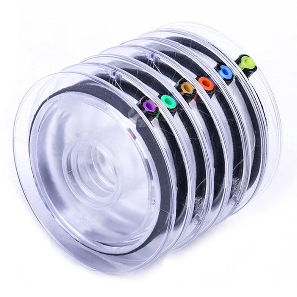 Pesca 6 uds pesca con mosca Tippet carrete anillo pesca Tippet línea titular ofertas aparejos FLhrweasw Nuevo