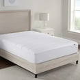 thumbnail image 5 of Serta Power Chill Mattress Pad, 18" Deep Elastic Fitted Pillow Top Cover, Full, White, 5 of 5