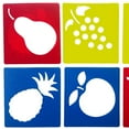 thumbnail image 2 of VONKY Children drawing Pattern with Different Shape Environmental PP Painting Stencil for School Project, 2 of 6