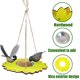 thumbnail image 4 of Bandeja de comedero para pájaros, plataforma colgante, bandeja de semillas de malla de alambre para comedero de pájaros, decoración de jardín para patio trasero, pájaros que atraen salvajes JAMW Sencillez, 4 of 5