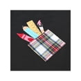 thumbnail image 5 of Girls Dress Black Pencil Ruler Red Check Plaid School Casual Long Sleeve 6 Years, 5 of 6