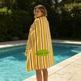 thumbnail image 6 of Microfiber Beach Towel Oversized Quick Dry Soft Absorbent Striped Sand Free Lightweight for Travel Pool Bath Camping 59x29.5, 6 of 6