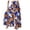 A-Blue92, variant on Women Pants Vintage Floral Print Wide Leg Smocked Flowy Swing Maxi Skirt Pants Casual Daily Commuting Hangout Pants