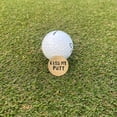 thumbnail image 3 of Zhaomeidaxi  Golf Ball Markers Assorted Funny Words - AlloyAlloy Golf Markers Funny Words Mini Good Toughness Golf Hat Marker for Golf Court, 3 of 9