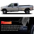 ZGBY For 0318 Dodge Ram 2500 3500 Dually Bed Smoked 3 LED Fender Side
