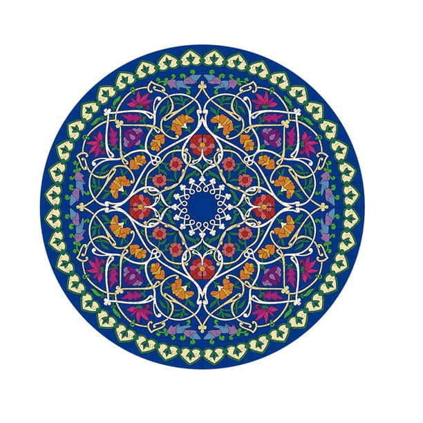 Rompecabezas Redondo De 500 Piezas Para Niños Y Adultos, Rompecabezas De Caleidoscopio Diy, Rompecabezas Circular De Juguete, Imagen Artística Fresca Y Desafiante Moyic EL010029-00