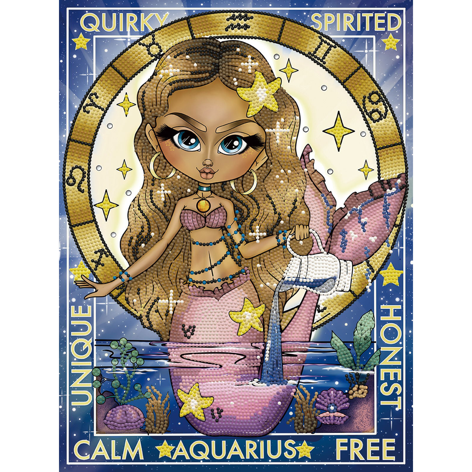 Diamond Dotz Aquarius Diamond Painting Kits for Adults - Diamond Art Kits a Relaxing Creative Craft Kit with Dotz Gems 15.8x11.8