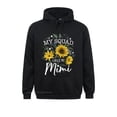 thumbnail image 2 of Sudadera con capucha con diseño de girasol y la frase "My Calls Me Mimi", divertida y abuelita, recién llegada, para hombre, estilo sencillo, para fitness, 2 of 5