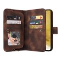 thumbnail image 5 of for Samsung Galaxy S23 Plus Wallet Case, [Card Slots] PU Leather ID Credit Holder Folio Flip Kickstand Magnetic Clasp Phone Cover & Lanyard & Shoulder Strap for Galaxy S23 Plus 6.6 inch, Brown, 5 of 10