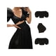 thumbnail image 1 of TRKIYQC Blusa Mujer, Color Sólido Escote en V Profundo Manga Corta Puff Tops Cortos Escotados para Verano, Blanco/Negro, S/M/L TRKIYQC  Vida cotidiana, 1 of 10