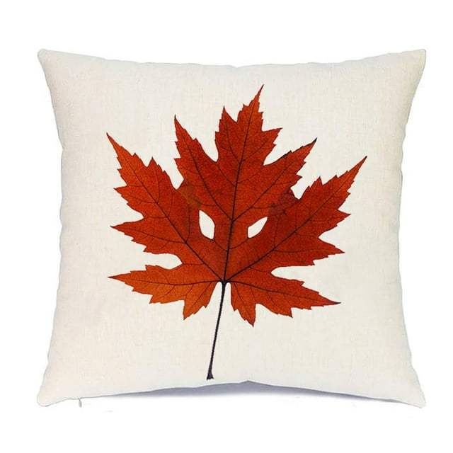 Fundas de almohada de otoño de 18 x 18, juego de 2, decorativas, para el día de Acción de Gracias, otoño, cocina, decoración del hogar, cojín para el porche, sofá