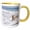 Yellow/White, variant on 3drose, a Yellow Labrador Retriever Dog - Na02 Zmu0155 - Zandria Muench Beraldo, 15oz Two-tone Yellow Mug