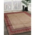 thumbnail image 3 of Ahgly Company Machine Washable Indoor Rectangle Traditional Fire Brick Red Area Rugs, 7' x 9', 3 of 7