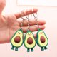 thumbnail image 3 of Llavero Aguacate - Llavero Lindo Forma De Fruta Aguacate- Accesorio Cute Keychain De Moda Perfecto Regalo, Verde, Amarilo Y Café, Chica, 3 of 5