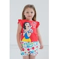 thumbnail image 5 of Disney Princess Snow White Toddler Girls T-Shirt and Active Retro Dolphin Shorts Outfit Set Toddler to Big Kid, 5 of 5