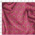 thumbnail image 4 of Soimoi Moss Georgette Fabric Deer Animal Fabric Prints by Yard 42 Inch Wide, 4 of 5