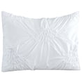 thumbnail image 2 of Nanshing Sophie 7-Piece Reversible Microfiber Comforter Set with Bonus Pillows, White, Cal King, 2 of 5