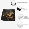 thumbnail image 3 of Pofeuu Metal Evil Skull Print Men’s Boxer Briefs, Moisture-Wicking Underwear, Regular,Trunk-Medium, 3 of 5