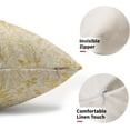 thumbnail image 2 of Yellow Fern Leaves Lumbar Pillow Covers 12X20 Inch Plant Leaf Floral Pine Decorative Pillow Cases Vintage Botanical Spring Summer Throw Pillows Set of 2 Farmhouse Home Decor for Sofa Porch Outdoor, 2 of 6