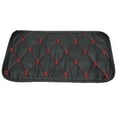 thumbnail image 3 of Armrest Storage Pad, Practical Armrest Storage Cover Waterproof Convenient  For Outdoor For Car Red Line On Black,Black Line On Black,White Line On Black, 3 of 8