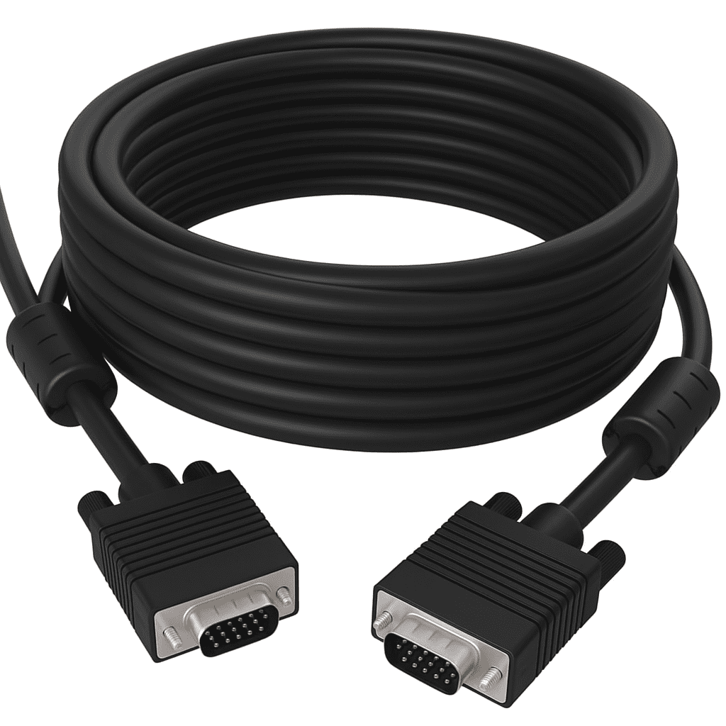 SANOXY Cables and Adapters; 100ft SVGA HD15 M/M Monitor Cable with Ferrites