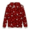 thumbnail image 4 of Chandail de Noël pour Hommes Mode Décontractée Chandail de Noël en Molleton Impression Numérique Chandail à Capuche Chandail de Noël pour Hommes Mode pour Hommes, 4 of 5