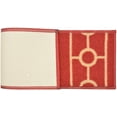 thumbnail image 2 of Custom Size Cut to Size Stair Treads Chain Border Red Customize Slip Resistant Latex Backing Low Profile Stair Tread Set Of 13 (Red 9.5in x 31 in), 2 of 7