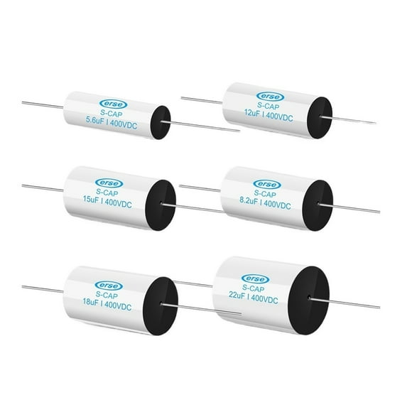 2 Pcs Condensateur de Film Polypropylène Métallisé Série ERSE S-CAP Audiophile 250V 400V 630V 0.10-22F à Fréquence Divisée, Longue Durée d'Utilisation
