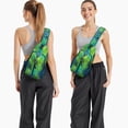 thumbnail image 5 of Crossbody Sling Backpack for Women Men Green Watercolor Sea Turtles Shoulder Sling Crossbody Casual Chest Bag for Travel Sports Running Hiking, 5 of 5