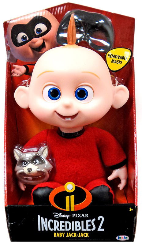 The Incredibles 2 Baby Jack Jack Plush Toy Keyring Soft Stuffed Doll Keychain 