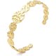 thumbnail image 3 of 1 Brazalete de acero inoxidable 304 dorado para mujer, moderno, elegante, ideal para cumpleaños, festivales y como regalo personalizado., 3 of 3