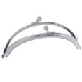 thumbnail image 3 of 10.5cm Semicircular Arch Iron Purse Frame Decorative Silver Beads Kiss Clasp Lock Handbag Making Accessories for Bag Making DIY Craft Handmade, 3 of 9