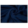 thumbnail image 3 of GpLuMy All Season Waffle Premium Thermal Blanket Queen Size 90"x90" Durable Soft Cozy Breathable Weave Design 100% Cotton, Deep Blue, 3 of 7