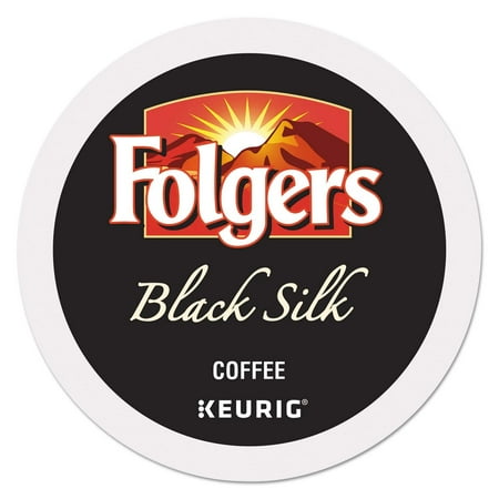 Folgers Gourmet Selections K-Cup Single Cup for Keurig Brewers, Black Silk, 24 Count