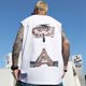 thumbnail image 5 of Camiseta sin mangas con estampado de ninja de anime para hombre, camisetas sin mangas de gran tamaño con gráficos japoneses, ropa de calle de hip hop, chaleco, verano 2024, 5 of 5