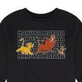 thumbnail image 3 of The Lion King - Hakuna Matata Outlined Words - Toddler & Youth Long Sleeve Graphic T-Shirt, 3 of 5