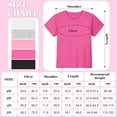 thumbnail image 2 of Poroka 5 Pack Toddlers Girls Cotton Short-Sleeve T-Shirt Summer Toddlers Girls Solid T-Shirt with Round Neck, 2 of 7