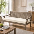 thumbnail image 5 of YEERSWAG Bench Cushion 48 x 18 Inch, Outdoor Patio Bench Cushion Thick Seat Cushion with Ties for Garden Porch Balcony Furniture, Beige, 5 of 8