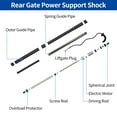 thumbnail image 5 of Unique Bargains Left Right Tailgate Power Lift Support for Volkswagen Sharan 2010-2019 LH/RH Rear Liftgate Power Hatch Shock Strut No.7N0827851D/7N0827851E 1 Pair, 5 of 7