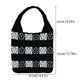 thumbnail image 4 of Bolso Hombro Mujer Patchwork Plaid Floral Crochet, 4 of 9