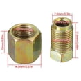 thumbnail image 2 of Zinc plated iron 10mm x 1mm pack of 50 brake fittings 25pcs male + 25pcs female, 2 of 5