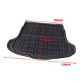 thumbnail image 4 of NS 3D Modeling Waterproof Rear Cargo Tray Trunk Floor Mat All Weather Guard Protector for CR-V 3rd Gen RE1-RE5 2007 2008 2009 2010 2011, Black, 4 of 10