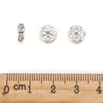 thumbnail image 4 of 200pcs Clear White Rhinestone Rondelle Spacer Beads 8mm DIY, 4 of 5