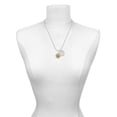 thumbnail image 2 of Delight Jewelry Silvertone Enamel Sun She is Clothed in Stength and Dignity Charm Necklace, 20"+3", 2 of 4