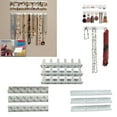 thumbnail image 1 of 9 Pcs Crochets Adhésifs pour Organiser les Bijoux Support Mural, 1 of 8
