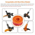 thumbnail image 4 of For WORX WG150E WA0004 Replacement Spool and Line cap for Grass Trimmer, 4 of 10